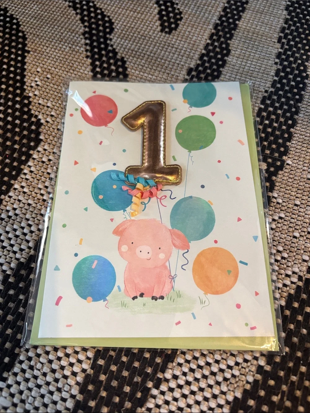 🆕Papyrus 3D 1st Birthday Greeting Card